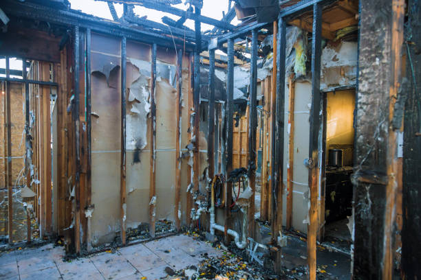 Professional Emergency Fire Cleanup technician working in Maple Bluff, WI